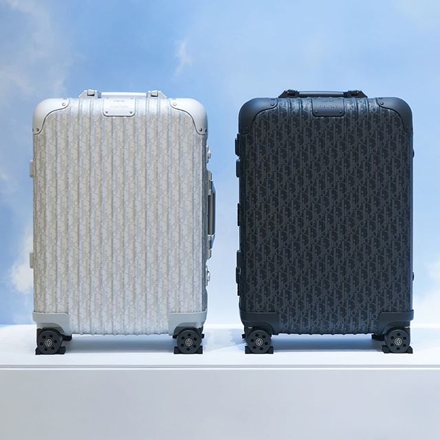 dior and rimowa 联名行李箱系列