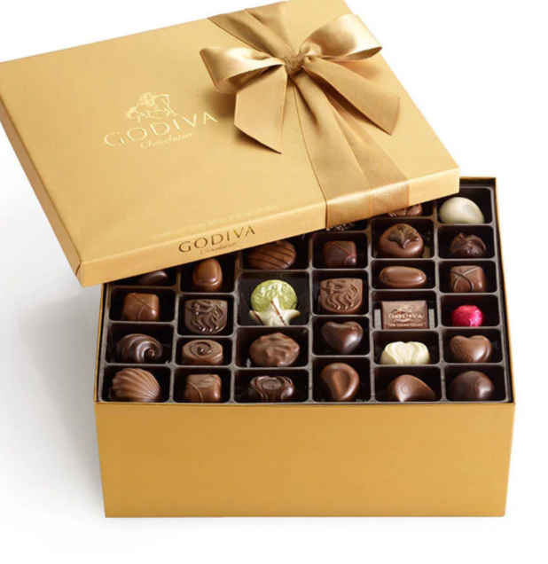 assorted chocolate 140粒            $175 godiva歌帝梵
