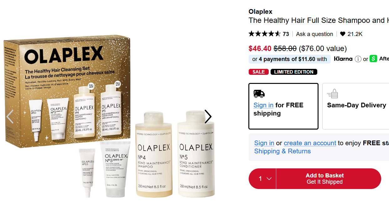 Olaplex Hair Care Bond Repair Set Sale Olaplex Hair Care Bond Repair Set Sale