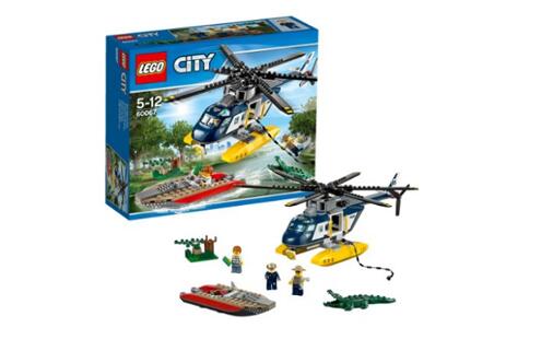 lego乐高city城市警察系列直升机追踪60067