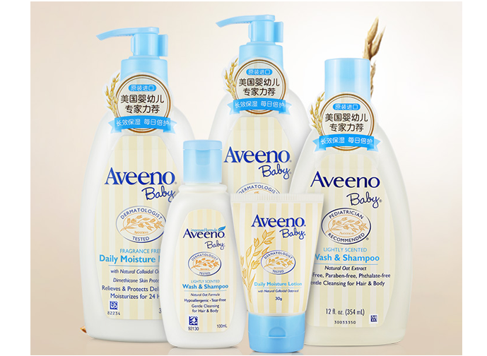 aveeno艾维诺婴儿每日倍护润肤乳354ml230ml二合一沐浴液354ml100ml