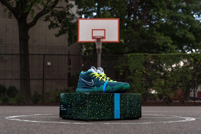 欧文有着不错的合作关系之前的kyrie 4代绿龙虾和黄龙虾现在都已经
