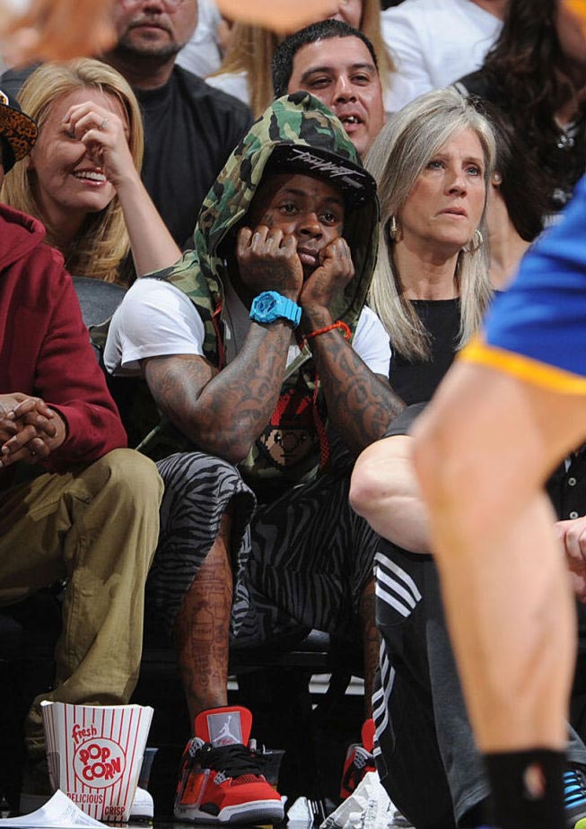 lil wayne 上脚 air jordan 4