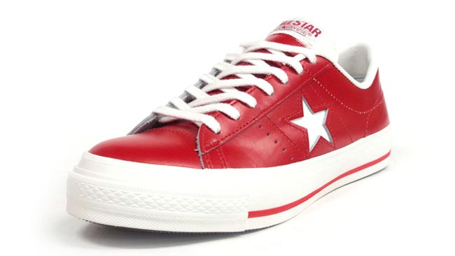 CONVERSE ONE STAR J Red “Made In Japan”赏析谍照曝光_拔草哦