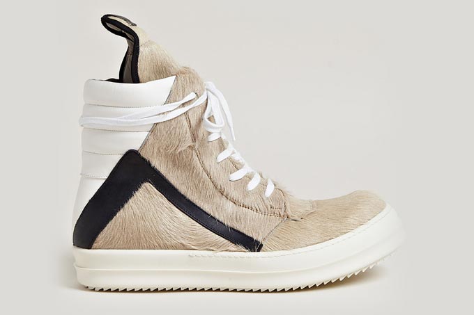 rick owens "pony skin" 系列鞋款赏析