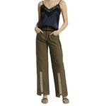 TWP Isabella Zip-Leg Stretch-Cotton裤子