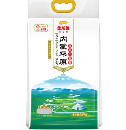 金龙鱼家用小麦粉是什么面粉，金龙鱼高筋雪花麦芯小麦粉好吃吗