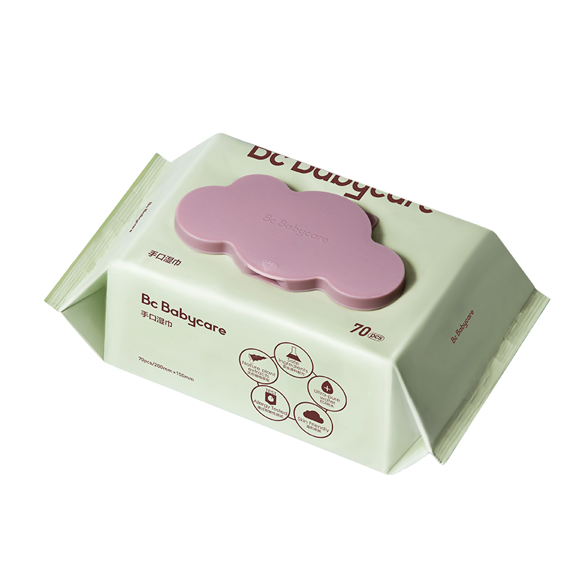 【拍9件】babycare婴儿湿巾加厚70抽*9包