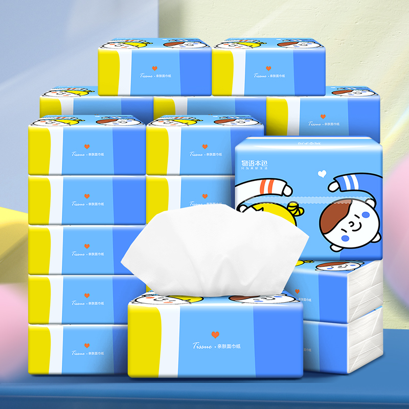 【长期开群专用】物语本色抽纸180张*3包