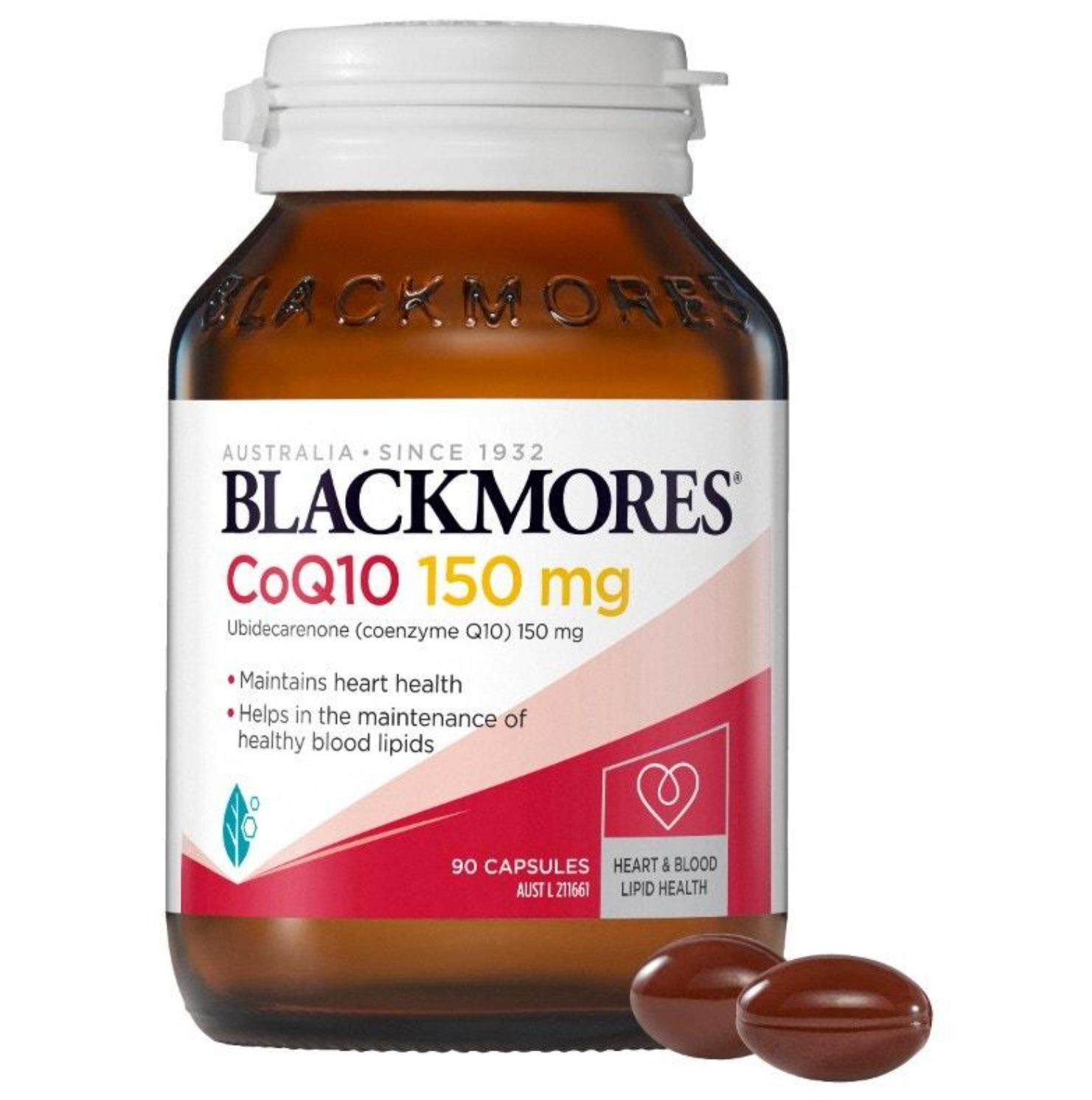 Blackmores 澳佳宝 150mg辅酶Q10强化营养片 90片