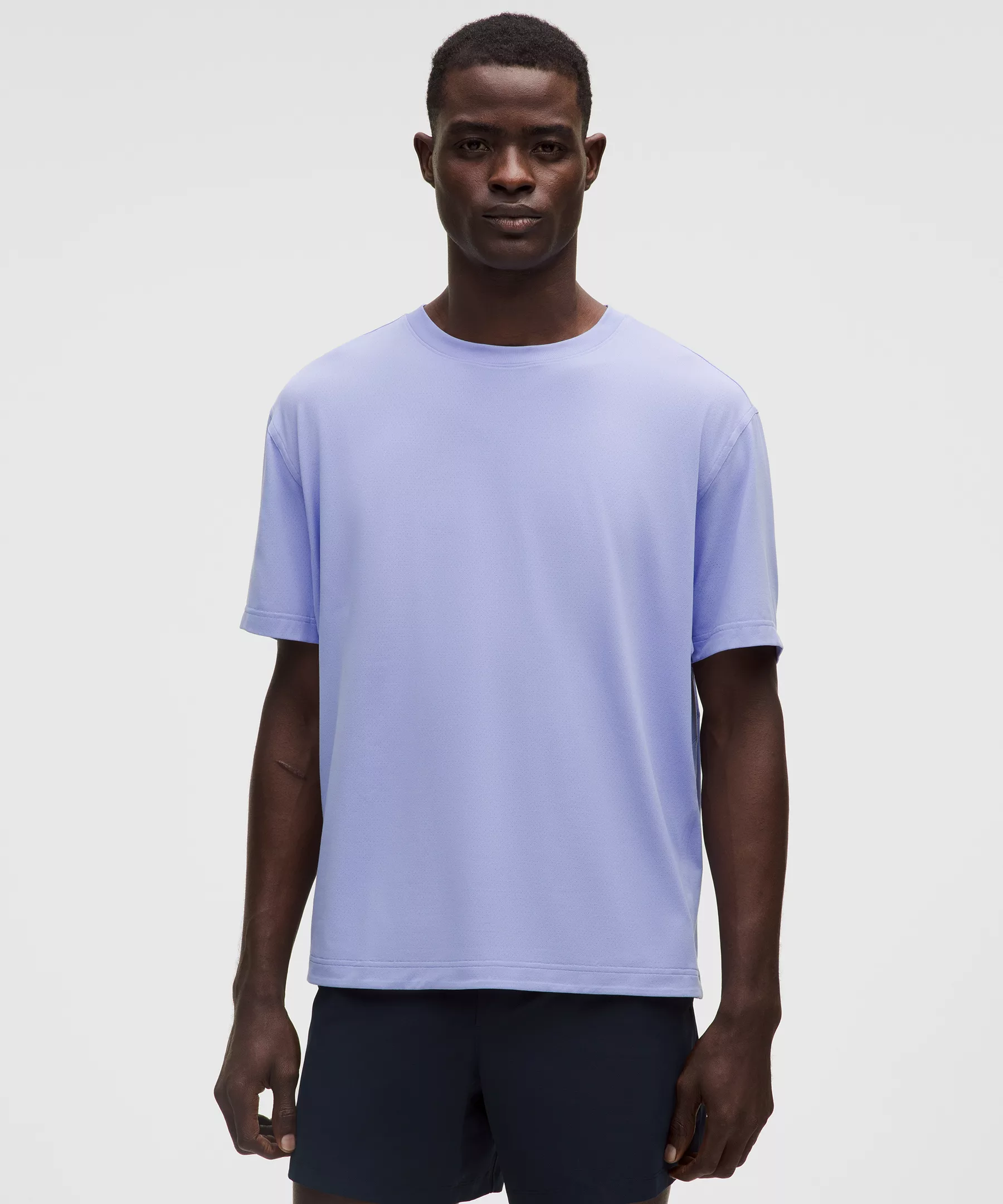 Lululemon EasySet Training男士T恤 Dusty Lilac L