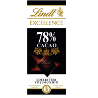 Lindt瑞士莲 纯可可脂黑巧克力78% 10包