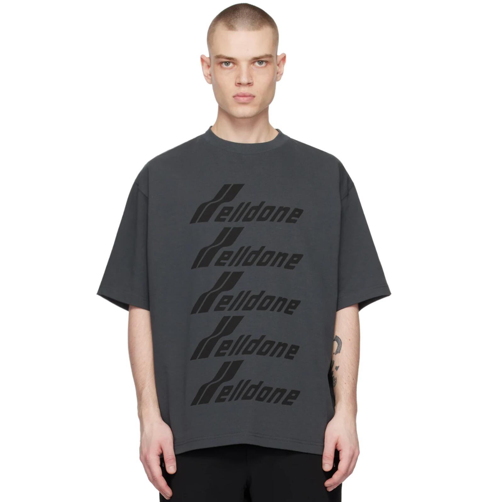 We11done logo T恤 王鹤棣同款 