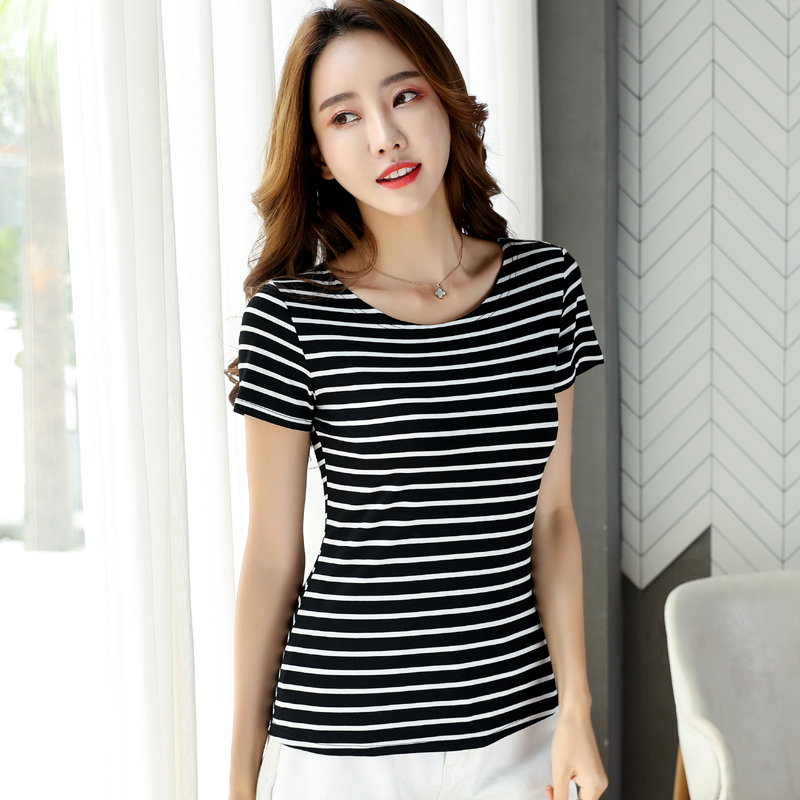 【时尚百搭】新款半袖打底t恤衫