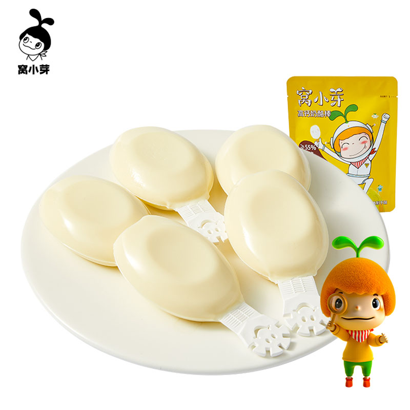 【窝小芽】儿童高钙奶酪棒5支零食100g