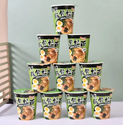 13.9元包邮！日式豚骨面方便面 10桶