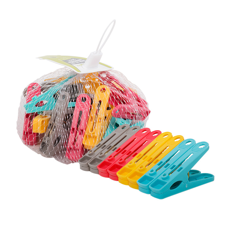 【茶花】塑料防风晾衣夹子20只