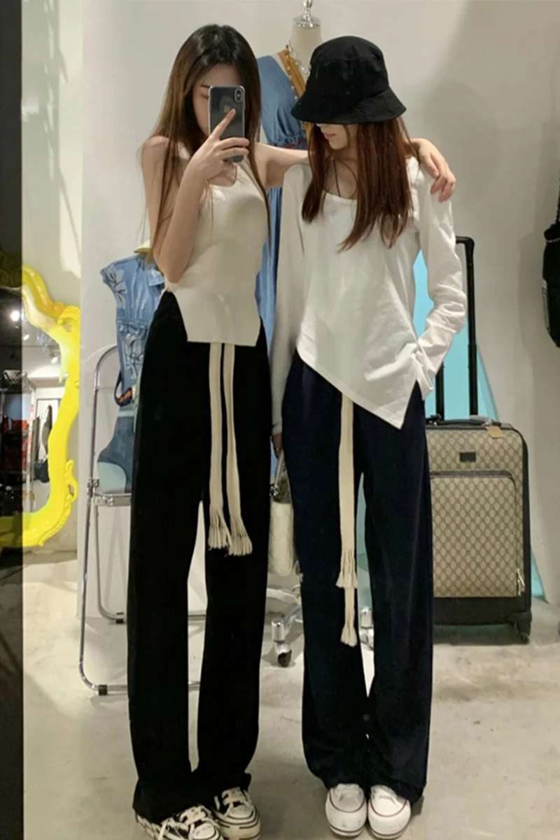 【显瘦显高】慵懒风运动休闲裤