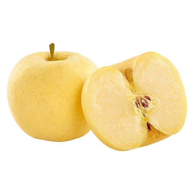 山东烟台黄金奶油富士苹果6颗