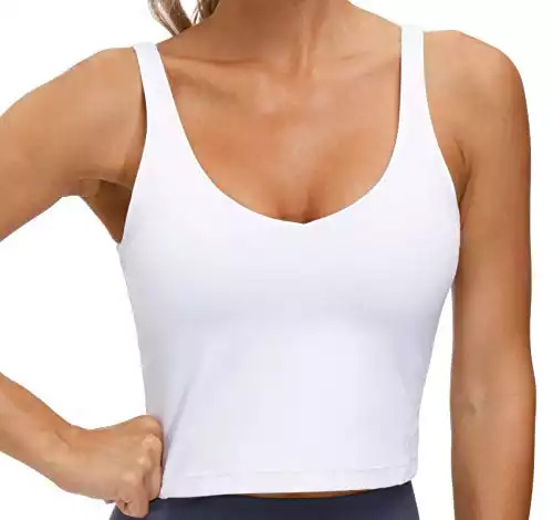 The Gym People White Bra