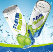 9.9元包邮！九点整 微醺青梅气泡酒3度  330ml*2