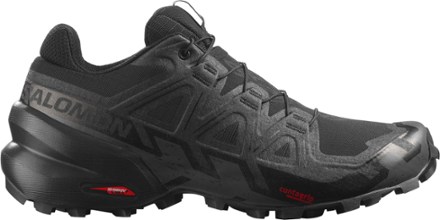 Salomon Speedcross 6萨洛蒙女士徒步鞋 Black/Black/Phantom 10.5