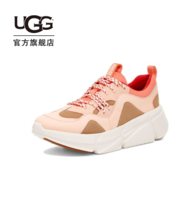 369.1元包邮！UGG Calle Lace 凯尔 女士系带厚底运动鞋老爹鞋
