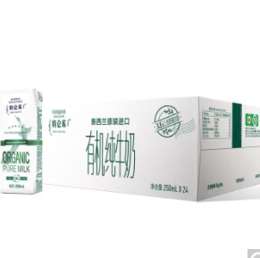 76元包邮！特仑苏 环球精选有机纯牛奶250mL×24包