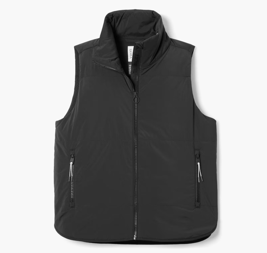 Vuori经典黑色棉服马甲 5折优惠