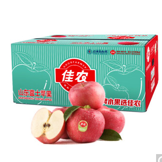 119元包邮！自营佳农 烟台红富士苹果5kg装+四川春见耙耙柑 特级果200g起7.5斤年货礼盒