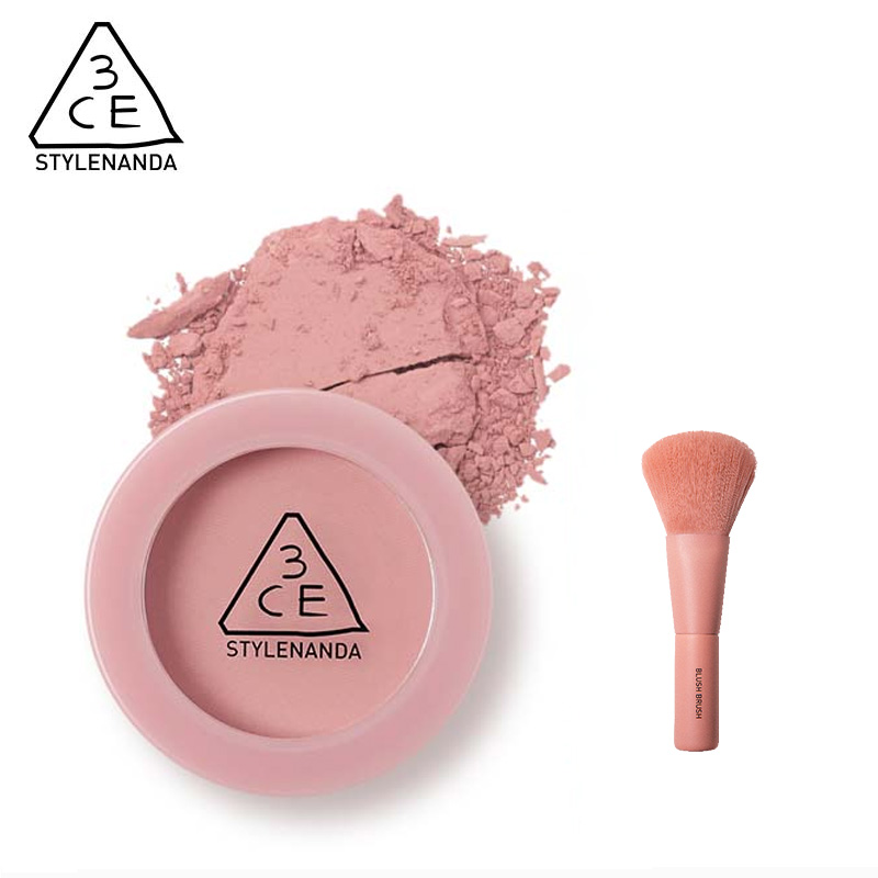 【3ce旗舰店】蜜桃橘裸粉单色腮红