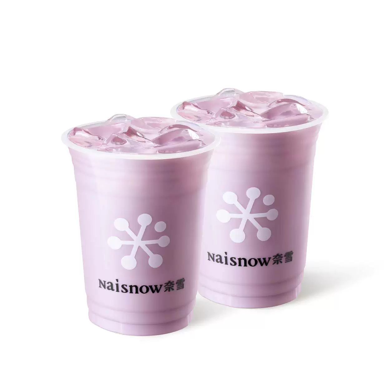奈雪的茶初雪葡萄冰奶双杯