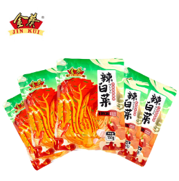 9.9元包邮！金葵 辣白菜 150g*5袋