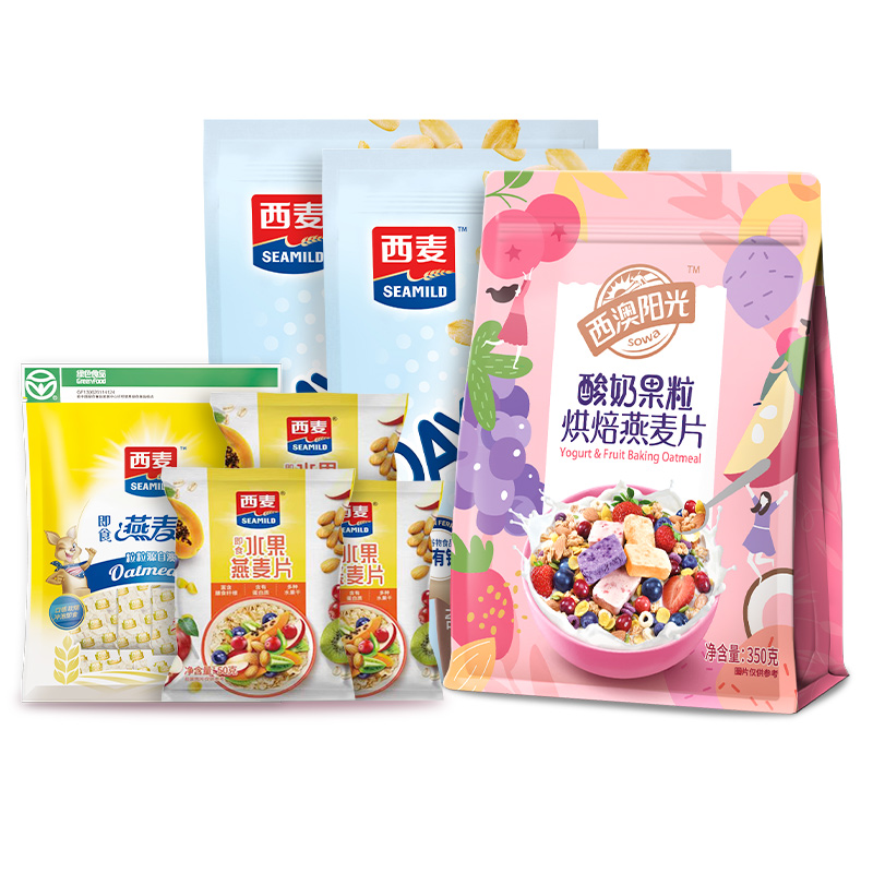 seamild西麦酸奶烘焙燕麦片