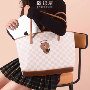 【白菜价】19.9元包邮！阪织屋 IP联名 大容量托特包