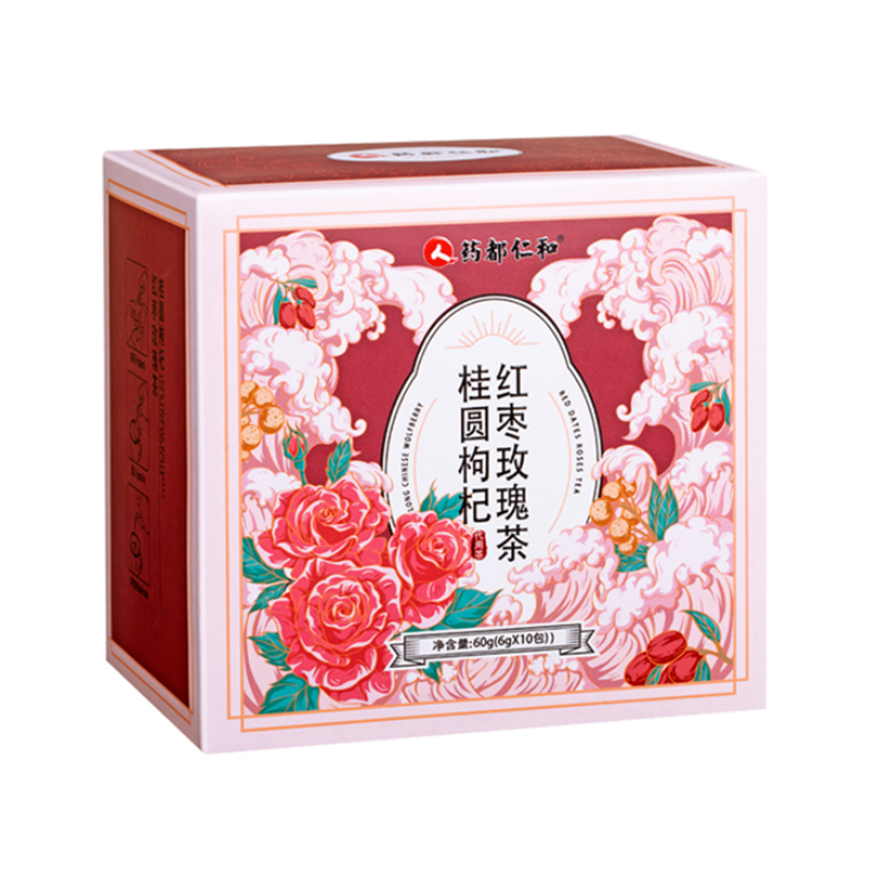 【仁和】桂圆红枣枸杞玫瑰花茶组合
