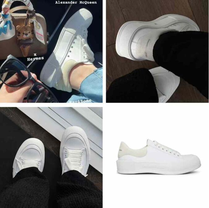 Jennie同款！McQueen DECK小白鞋