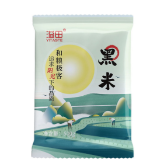 19.8元包邮！溢田农家东北黑米500g*5袋