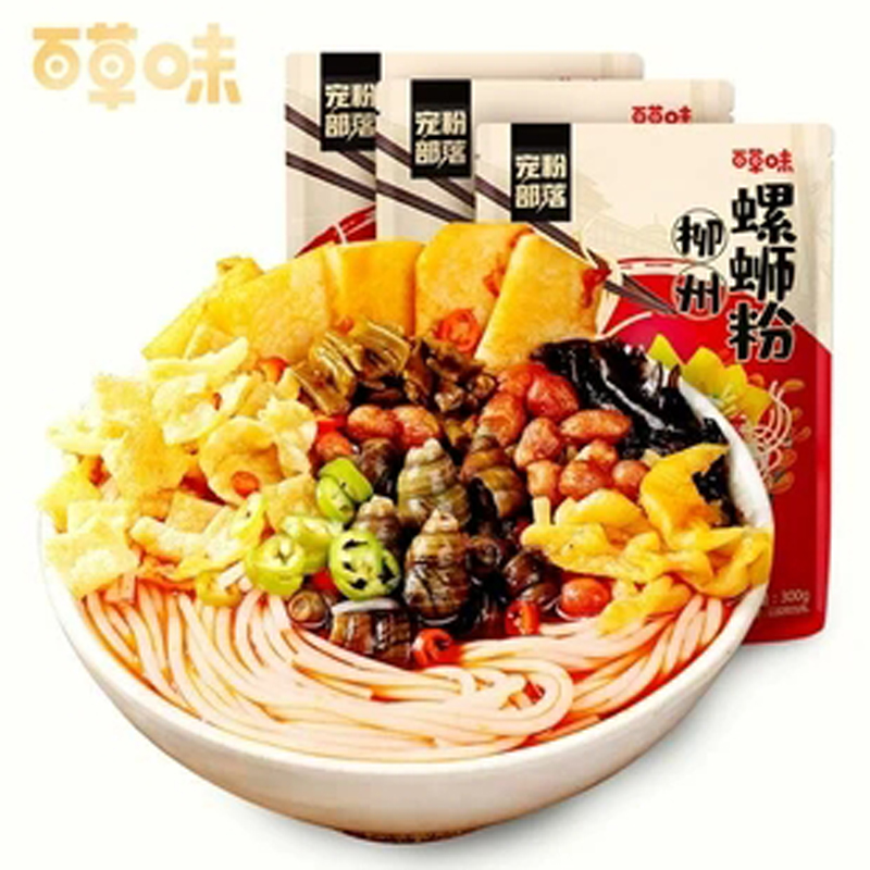 百草味柳州螺蛳粉3袋*300g