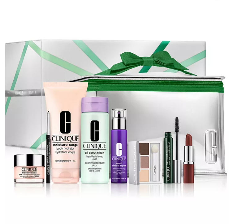 买 Clinique 送价值$293美妆护肤礼盒