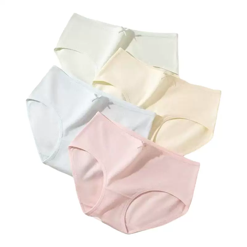 蝶安芬女纯棉抗菌无痕内裤3条