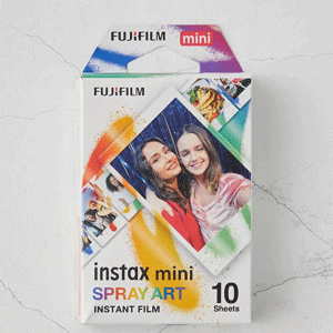 Fujifilm mini Instax 涂鸦拍立得相纸 10张