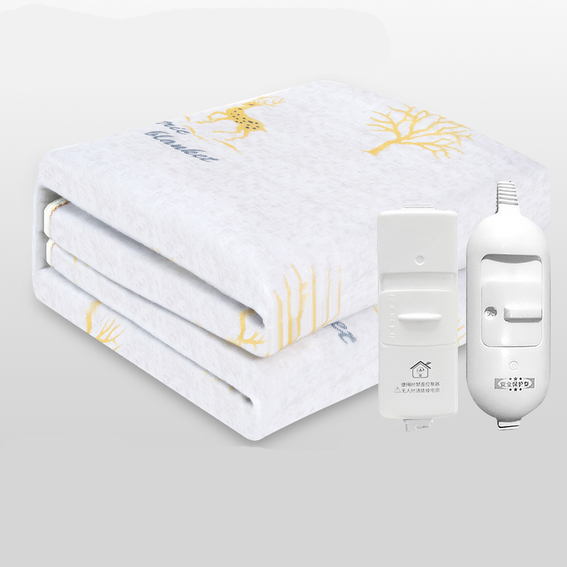 美菱家用单人双控调温电热毯