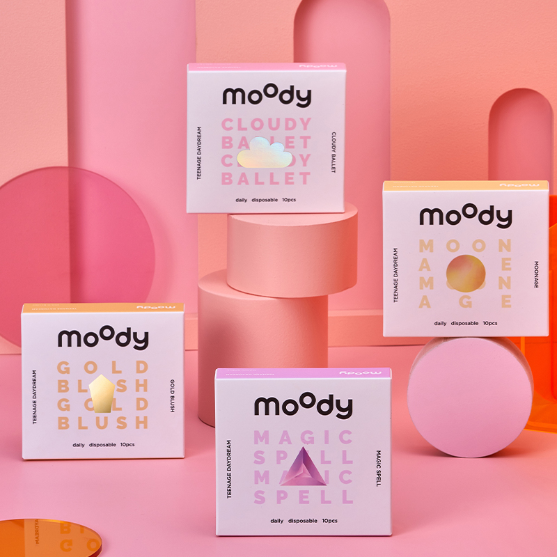 moody日抛美瞳少女白日梦小直径彩色隐形