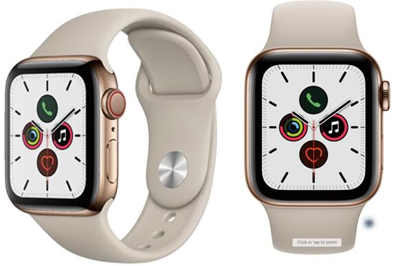 Apple Watch Series 5 (GPS + Cellular) 不锈钢款手表,售价$449 - 拔草哦