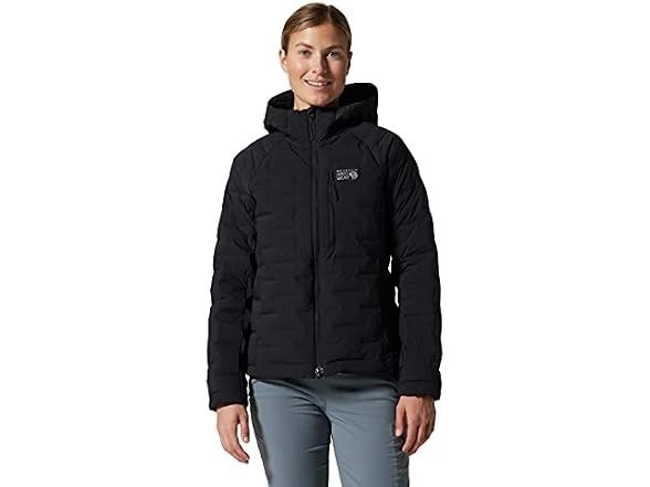 Mountain Hardwear  女款Stretchdown连帽保暖夹克