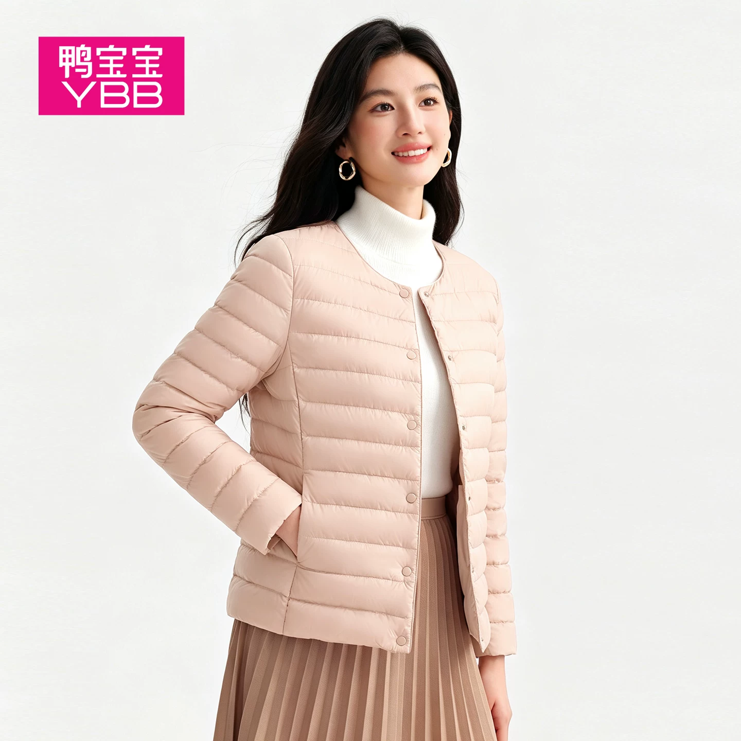 鸭宝宝羽绒服90%白鸭绒
