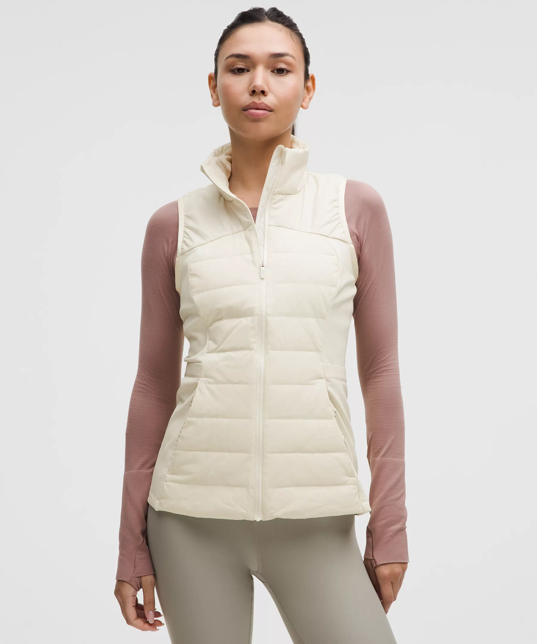 Lululemon Down for It All Vest女士马甲 Light Ivory 8