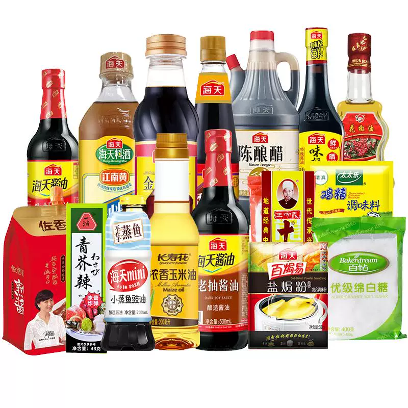 拍6件！海天厨房调味料多种任选6件套