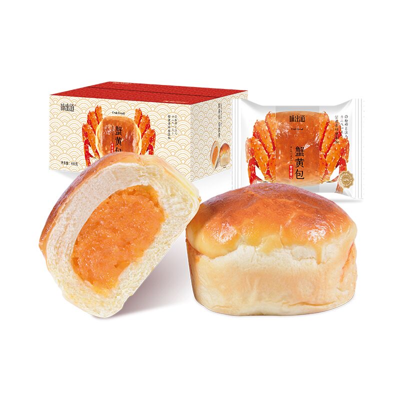 【味出道】蟹黄包糕点整箱400g